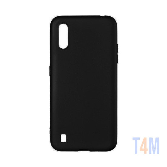 Funda de Silicona Suave para Samsung Galaxy A01/M01 Negro